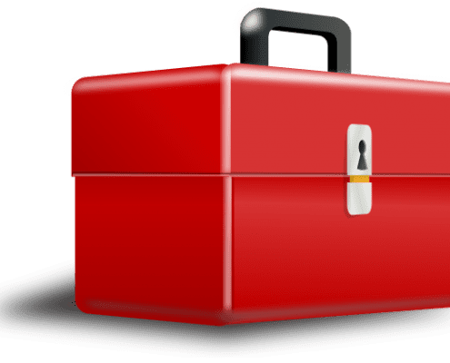 red-metal-tool-box