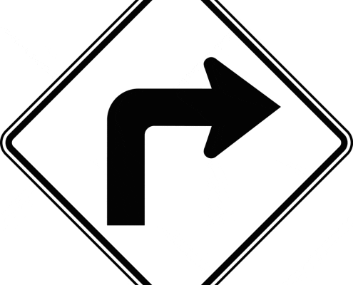 right-hand turn